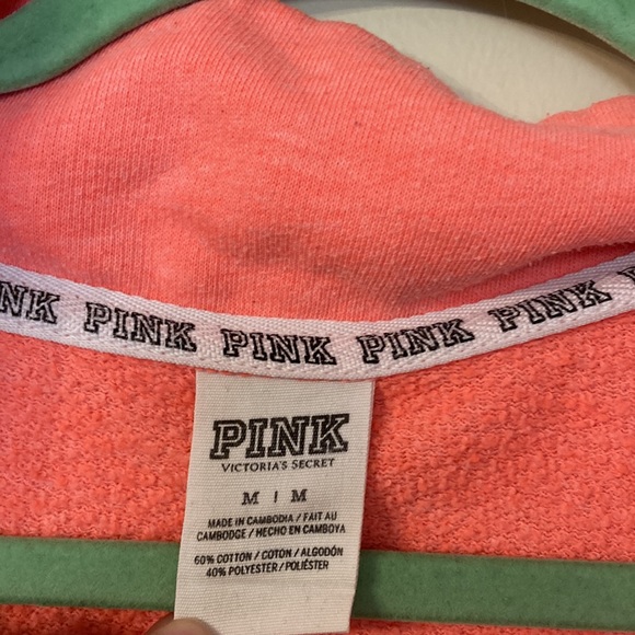 PINK by Victoria Secret 1/4 zip pullover size medium - Picture 3 of 10